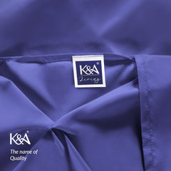 K&A® Pintuck Pinch Pleat Duvet Cover Set with Zipper Closure including Pillowcase – Ultrasoft Brushed Microfiber – Easy Care & Machine Washable