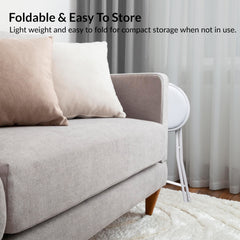 Standard Folding Stool – Durable & Compact Seating Solution Foldable Lightweight Portable - Available in Black or White