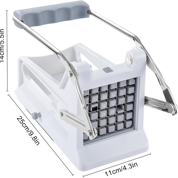 Chipper Potato Slicer with 2 Blade Options, Suction Base for Safe and Easy