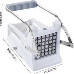 Chipper Potato Slicer with 2 Blade Options, Suction Base for Safe and Easy