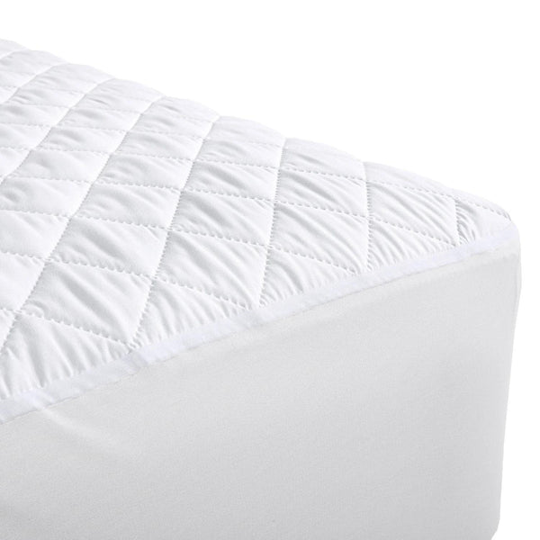 Quilted Waterproof Mattress Protectors 30cm Skirt, Anti Bed Bug Protector, Allergen Protection, Easy To Clean, Soft Bamboo Material