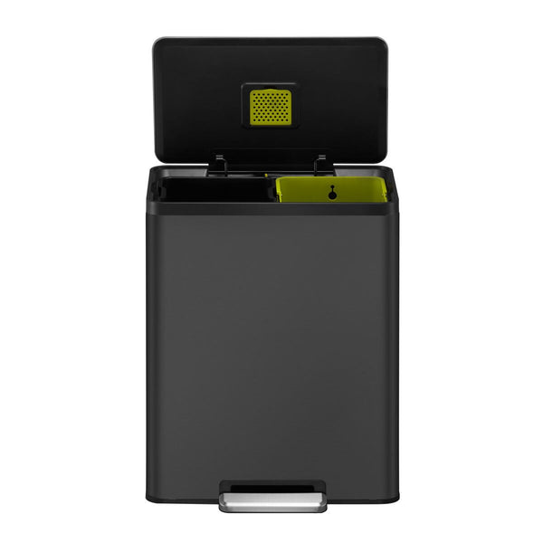 EKO Ecocasa II 60L Recycling Bin in Matte Black