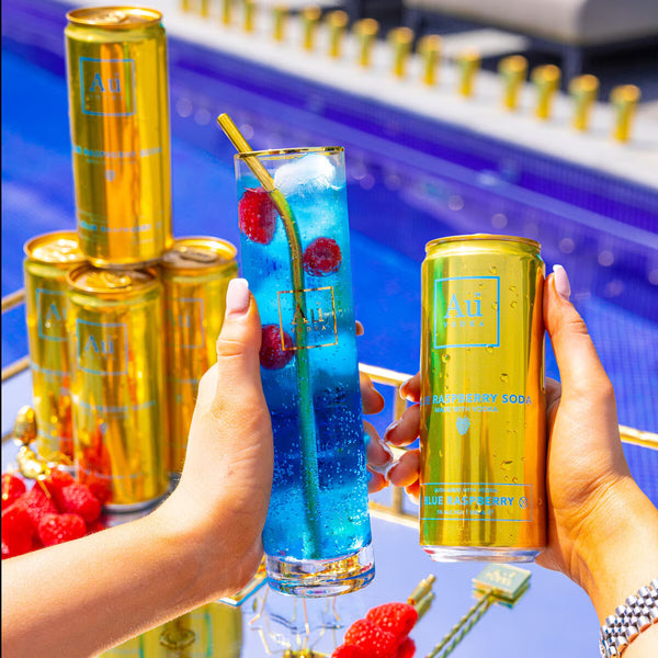 Au Blue Raspberry Ready to Drink Cans, 12 X 330Ml