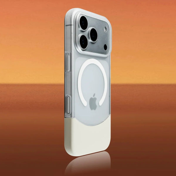 Phone Case - Elegant Split Hard Matte Design for Pro Models 17, 16, 15, 14, And 13, Featuring Ultra-Thin Magnetic Protection