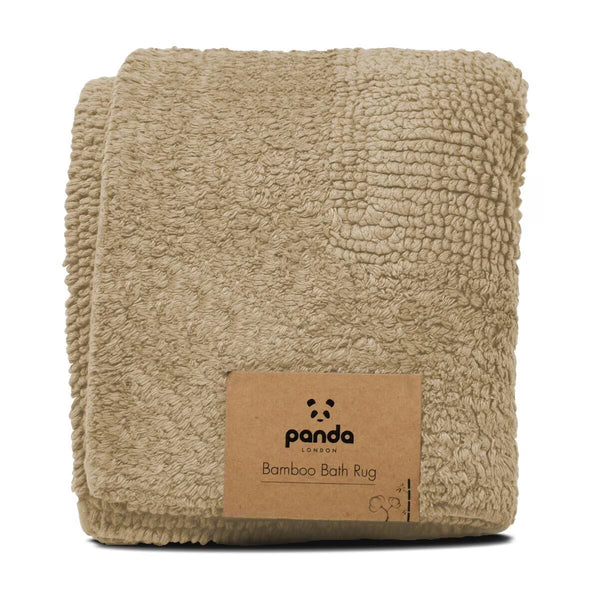 Panda Bamboo Bath Rug in Urban Grey