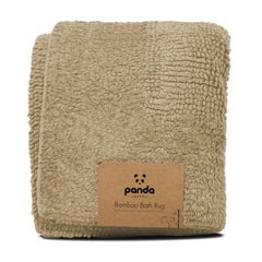 Panda Bamboo Bath Rug in Urban Grey