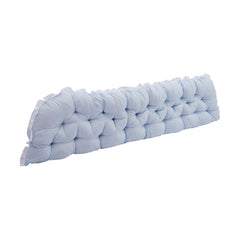 1pc Princess Style Large Ultra-Soft Comfortable Headboard Pillow Wedge Bed Rest Reading Pillow with Fixing Ties, Ruffled Edges Positioning Support Pillow with Removable Cover, Backrest Cushion for Bed Couch Sofa Living Room Bedroom Home Room Decor, Ideal