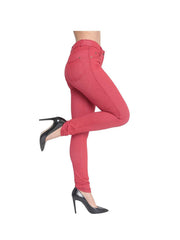 Women’s High-Waisted Stretch Jeans LOOK Jeggings Slim Fit Skinny Denim Trousers – Comfortable, Soft, Pull-On Elastic Waist Pants for Shaping Body Contour, Casual Everyday Wear, Lightweight, Breathable, Stretchy Jean Leggings, Fashion Essentials, Slimming