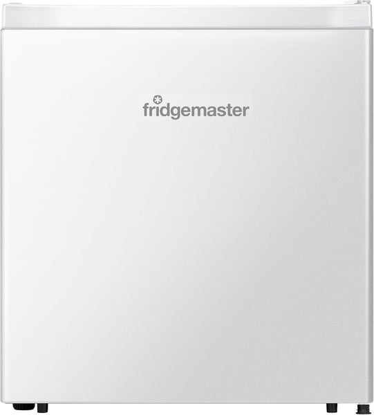 Fridgemaster MUR4545 Small Table Top 45Cm Mini Fridge - 45 L - Mechanical Control with Adjustable Thermostat - Reversible Door - 39 Db Low Noise - Broad Climate Design - White - E Rated