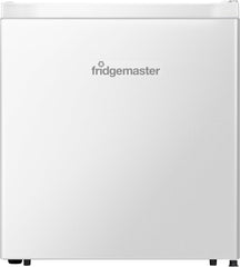 Fridgemaster MUR4545 Small Table Top 45Cm Mini Fridge - 45 L - Mechanical Control with Adjustable Thermostat - Reversible Door - 39 Db Low Noise - Broad Climate Design - White - E Rated
