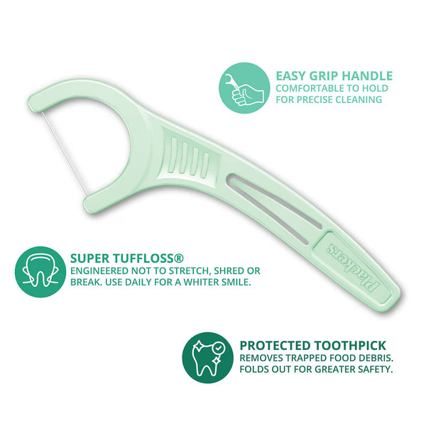 Plackers Micro Mint Flossers, 600 Pack