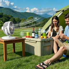 5-in-1 Floor Standing Circulating Fan, 5 Speeds Quiet Adjustable Height Fan (29.5-88cm), 360° Up & Down Tilt, Silent Stable Air Circulator Fan for Bedroom, Living Room, Office, Dorm, Portable Cooling Fan for Home, Office, Travel, Ideal for Hot Flashes, Sl