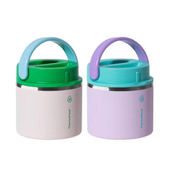 Thermoflask Food Jars 591Ml, 2 Pack in Electric Sunset & Tropical Glow