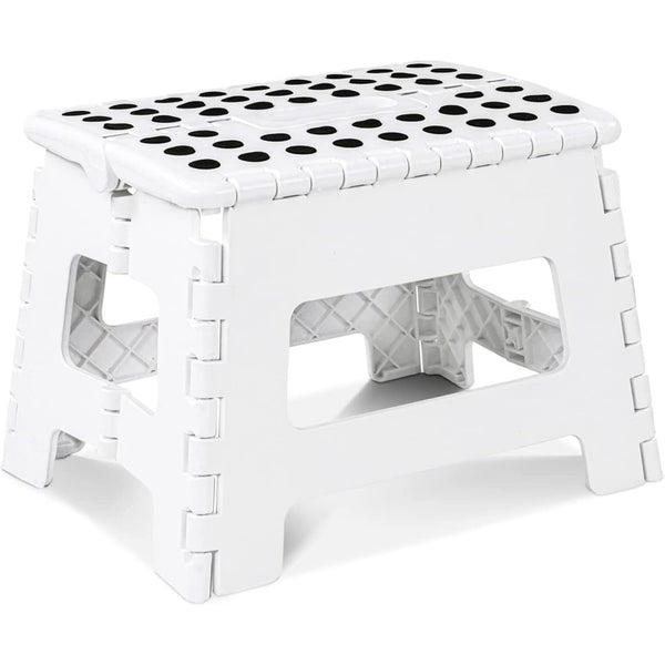 1 Pack Heavy‑Duty Folding Stool with Handle – Thickened Portable Plastic Stool, Supports up to 330lbs for Home, Picnic, Fishing, Indoor & Outdoor Use
