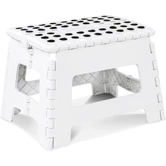 1 Pack Heavy‑Duty Folding Stool with Handle – Thickened Portable Plastic Stool, Supports up to 330lbs for Home, Picnic, Fishing, Indoor & Outdoor Use