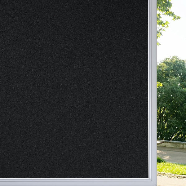 Rabbitgoo Window Film Privacy Film for Glass Windows, Frosted Glass Sticker Static Cling without Glue for Bathroom Home Office Matt 44.5X200 Cm