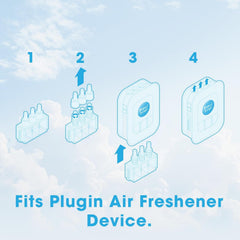 12x Perfect Scents Plug In Refill Air Freshener Compatible with 3volution, White Flowers Fragrance 20ml Each Long Lasting Home Fragrance Oil Air Freshener Refills
