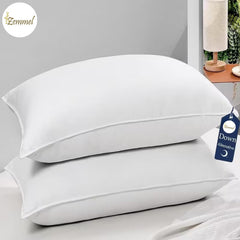 Pillows Made in UK Pillow for Sleeping pack of 2 and 1 Hotel Quality Pillows Side Sleeper Bounce Back Bed Pillow Quick rebound, Dust Proof Resistant Premium Filled Pillows