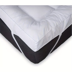 Super Soft 4Inch/ 10 Cm Deep Fill Mattress Topper Luxury Quilted Bed Pad With Elastic Corners Breathable, Durable, Machine Washable, Ideal For Single, Double, King Super King UK Bed Size