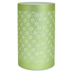 LED Table Lamps Battery Operated Cordless Desk Lights | Blue Green or Pink Flower Petal Design