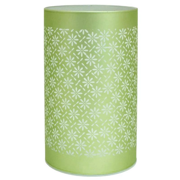 LED Table Lamps Battery Operated Cordless Desk Lights | Blue Green or Pink Flower Petal Design