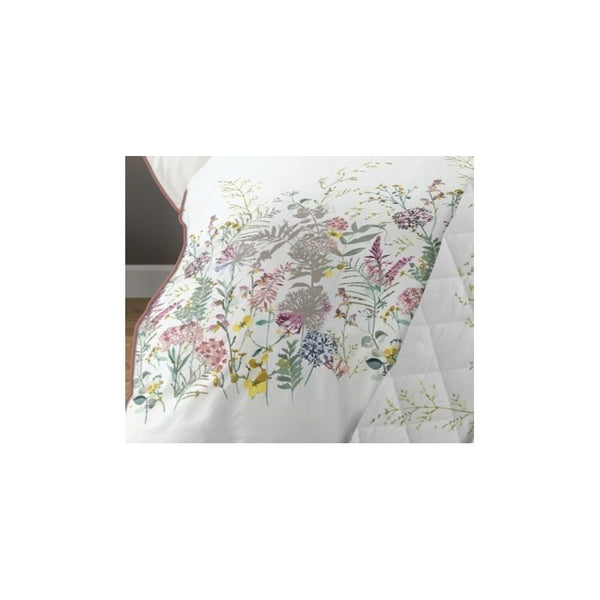 DreamEasy Wildflower Luxury 200TC Duvet Cover Set With Pillowcases | 200 Thread Count, Easycare 60% Cotton / 40% Polyester | Breathable & Comfortable | Available in All Key Sizes: Single, Double, King & Super King | Fast UK Fulfilment | Trusted UK-Based B