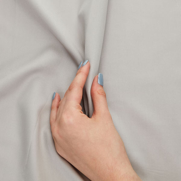 Luff 700 Thread Count 100% Organic Bamboo Duvet Set Grey in 4 Sizes