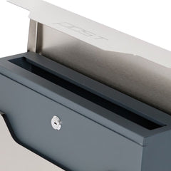 Phoenix Estilo Top Loading Letter Box MB0123KS in Stainless Steel with Key Lock