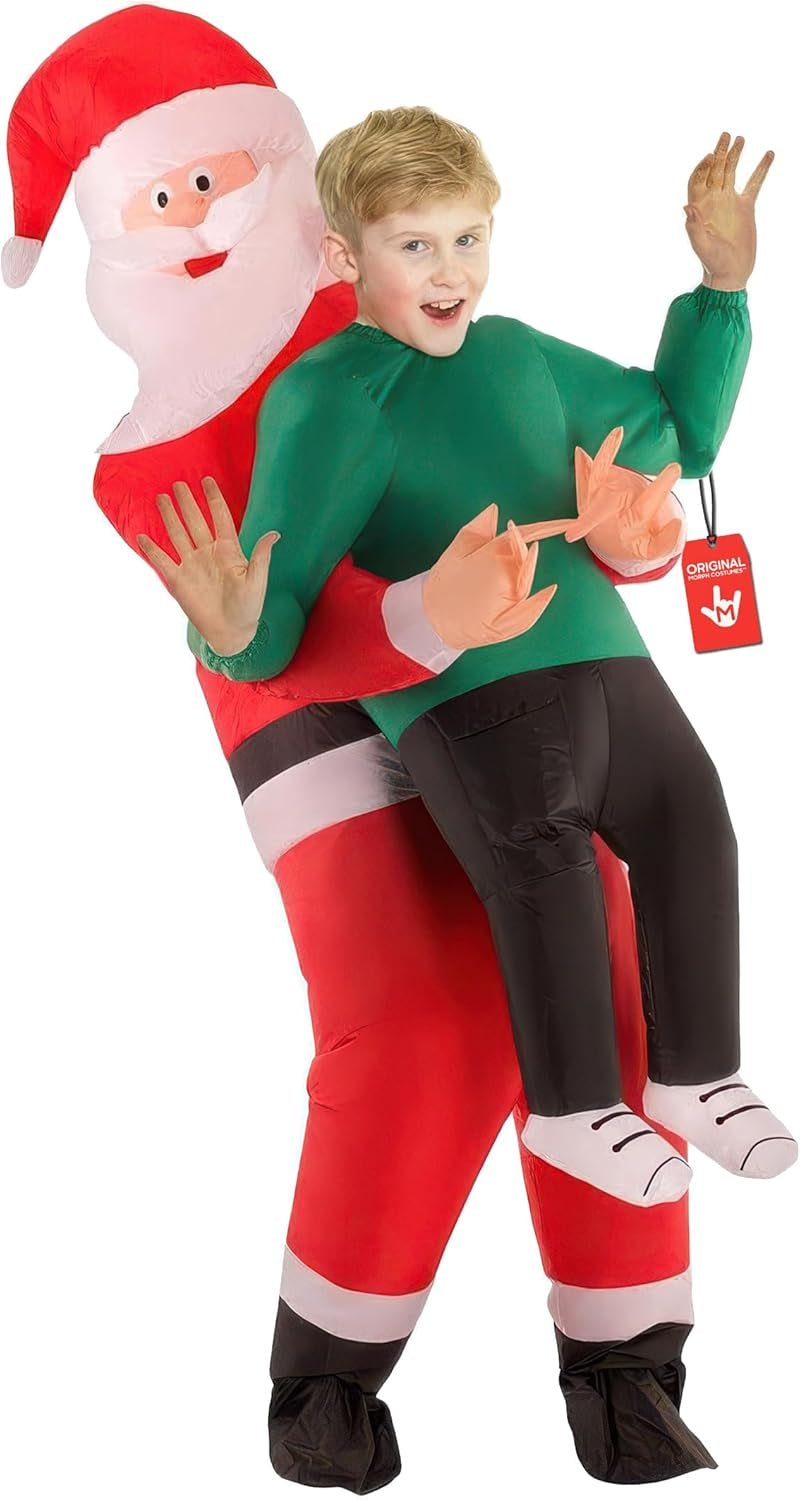 Morph Inflatable Santa Costume Kids, Kids Santa Costume, Inflatable Christmas Costumes, Christmas Blow up Costumes