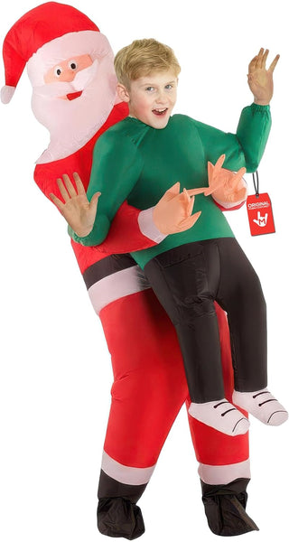 Morph Inflatable Santa Costume Kids, Kids Santa Costume, Inflatable Christmas Costumes, Christmas Blow up Costumes