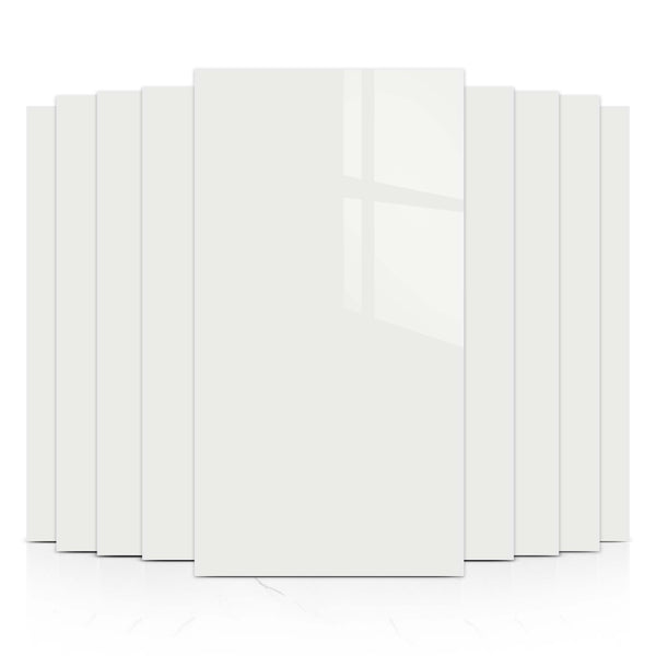 Pearl White 60×30cm Kitchen Tiles Self Adhesive Marble Tile Stickers, PVC Self Adhesive Bathroom Wall Tiles, Waterproof and Oil-Proof Wall Panels for Kitchen, Bathroom, Bedroom