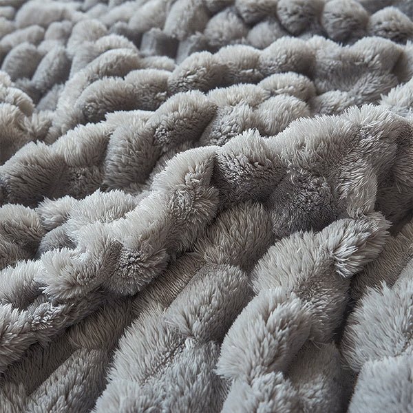 Weighted Blankets, 1pc Double Sided Milk Velvet Throw Blankets, Luxurious, Soft & Warm for Couch, Bed, Office, Car, Thickened All Season, Sofa & AC Warm Nap Blanket, Ideal Housewarming Gift, Single/Double/King/Super King