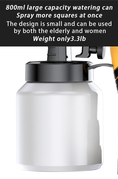 High Pressure and Low Flow HVLP Spray Gun, Suitable for Indoor and Outdoor Walls, Wood, Fences, Decks, Furniture - Including Adjustable Spray Mode and Ergonomic Design, Simple, Portable and Wireless, Suitable for Family Christmas Gifts.