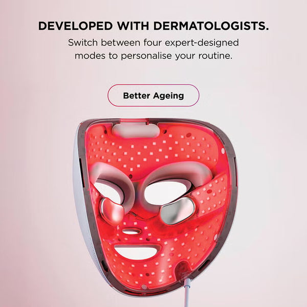 Shark FW312UKPL Cryoglow Under-Eye Cooling & LED Anti-Ageing & Blemish Repair Mask in Lilac Chill
