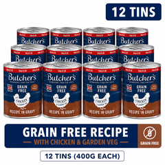 Butcher'S Chicken in Gravy Pack of 12 x 400gm
