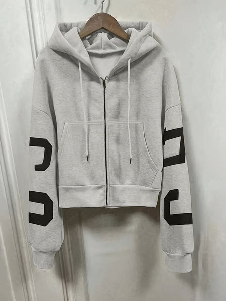 Y2K Fashion Printed Hoodie Sweatshirt