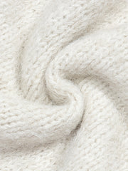 A Soft And Cozy Short Sweater with a Laid-Back Vibe, Perfect for Versatile Styling