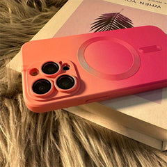 Luxury For Magsafe Gradient Silicone Multicolour Shockproof Case for iPhone 15 14 13 12 11 Pro Max Plus Wireless Charging Cover