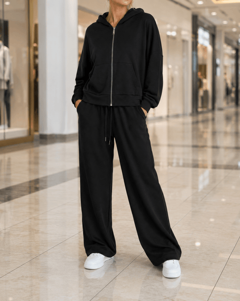 Women'S Soft Touch Tracksuit Set, Zip Up Hooded Jacket & Joggers, Casual 2pcs Lounge Wear Co Ord Outfit, Casual and Sports Wear, Gym Wear Street Wear