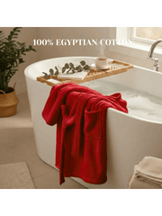 Mens and Ladies Shawl Collar Bathrobe 100% Egyptian Cotton Unisex Shawl Collar Dressing Gown Terry Towelling Bathrobe One Size