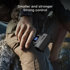 Compressed Air Dust Collector, 150000 RPM Turbo Fan Jet Air Blower Portable High-Speed Air Blower, 5000Mah Rechargeable Battery, Brushless Motor Violent Fan, Handheld Outdoor Hair Dryer, Snow Blower, Suitable for Computer Keyboard, Car, Home