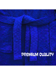Mens and Ladies Shawl Collar Bathrobe 100% Egyptian Cotton Unisex Shawl Collar Dressing Gown Terry Towelling Bathrobe One Size
