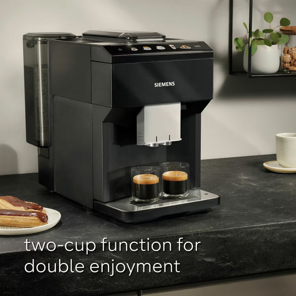Siemens TP513GB9 EQ500 Bean to Cup Coffee Machine in Piano Black