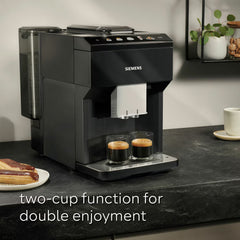 Siemens TP513GB9 EQ500 Bean to Cup Coffee Machine in Piano Black