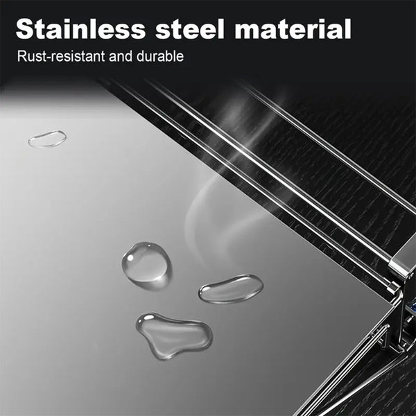 Foldable Cabinet Door Hook Organizer, Countertop Shelf,No Drill Shelf, For Cabinet Pantry Cupboard, Rust-Resistant Design, Easy Installation Space Saving