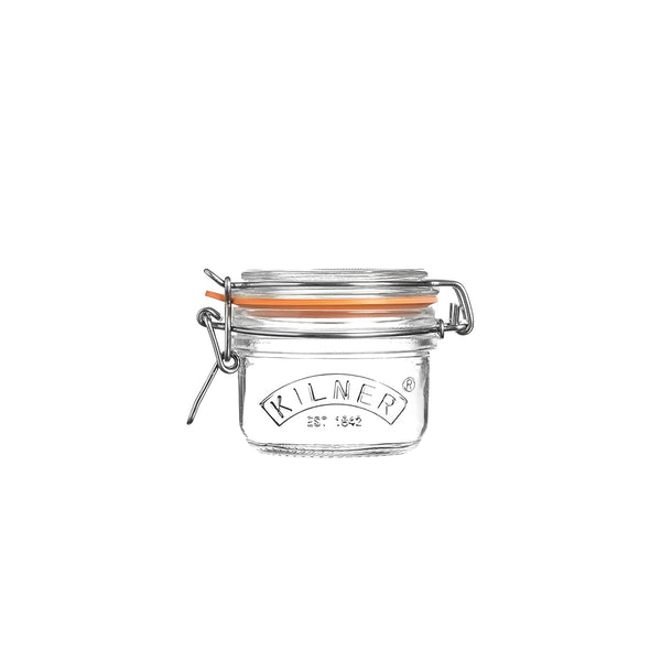 Kilner Clip Top Jar 1.5 Litre (1500 Ml) Airtight Glass Storage Jar for Preserving Fruits Vegetables Coffee Tea Rice Flour Nuts Pasta