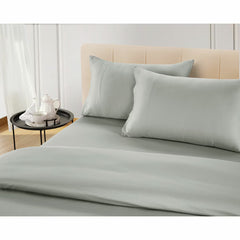 Welhome 500 Thread Count Lyocell Cotton Blend Duvet Set in 3 Colours, Double