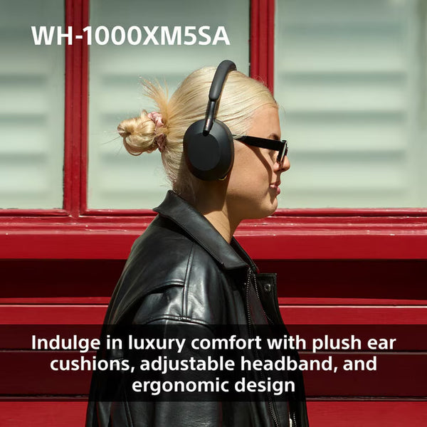 Sony WH-1000XM5SA Over-Ear Wireless Headphones in Black