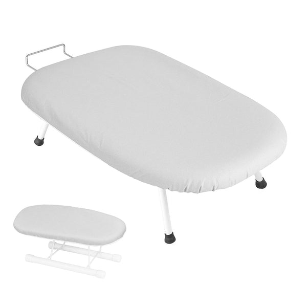 1pc Compact Folding Ironing Board with Pink Floral Pattern - Space-Saving, Easy Storage, Multi-Use Design for Home Use, Durable Plastic Material, Ironing Boards