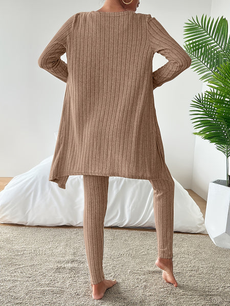 Autumn clothing, casual and elegant Women's three-piece set, stretch fabric, Women's loungewear, suitable for Christmas, holidays, dates, outdoor, beautiful Women's suit.